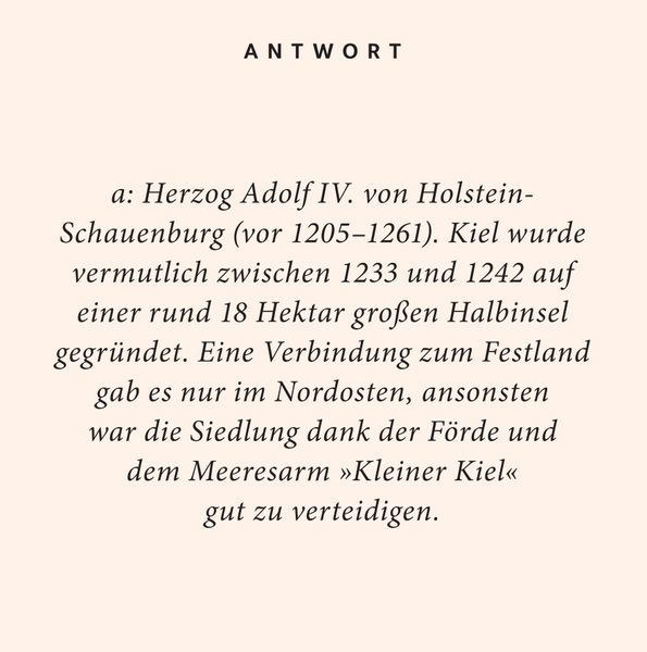 Produktbild: Kiel-Quiz