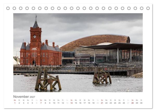 Produktbild: Wales / AT-Version (Tischkalender 2027 DIN A5 quer), CALVENDO Monatskalender