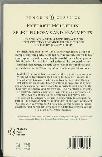 Produktbild: Selected Poems and Fragments