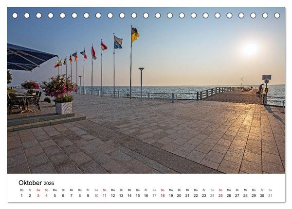 Produktbild: Ostseeheilbad Travem&uuml;nde - L&uuml;becks sch&ouml;nste Tochter (Tischkalender 2026 DIN A5 quer), CALVENDO Monatskalender