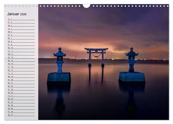 Produktbild: Japan. Im Land der aufgehenden Sonne (Wandkalender 2026 DIN A3 quer), CALVENDO Monatskalender
