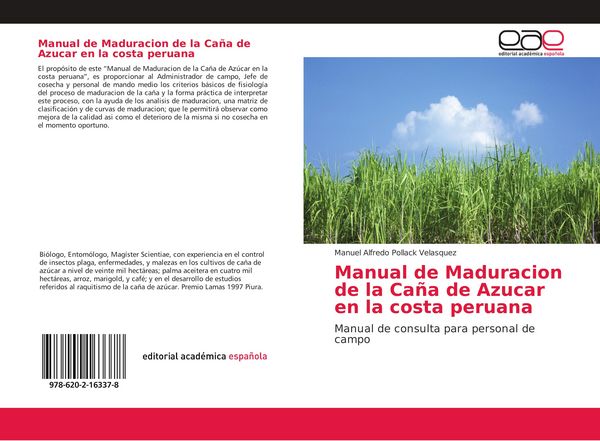 Produktbild: Manual de Maduracion de la Ca&ntilde;a de Azucar en la costa peruana