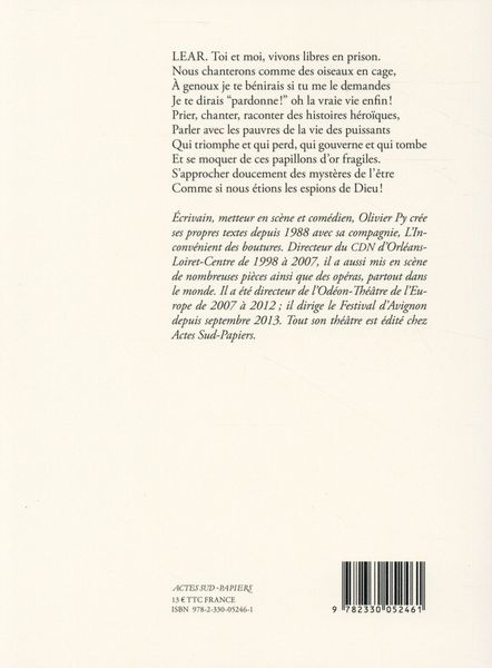 Produktbild: Le roi Lear