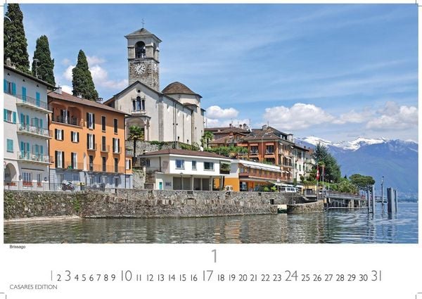 Produktbild: Lago Maggiore Kalender 2027 &ndash; Wandkalender | Fotokalender Italien 24x35 cm - mit 12 traumhaften Motiven