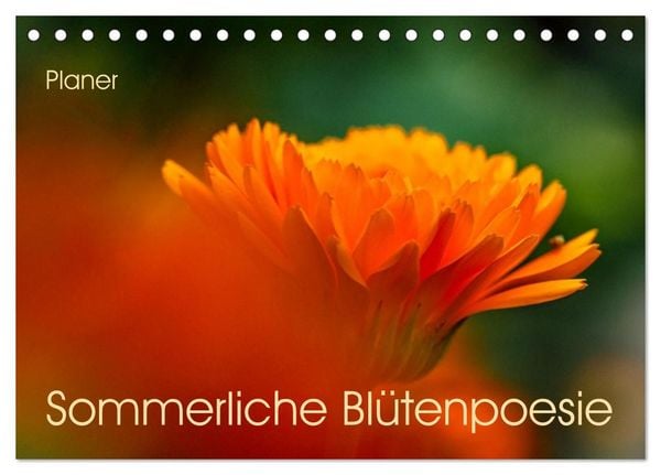 Produktbild: Sommerliche Bl&uuml;tenpoesie (Tischkalender 2027 DIN A5 quer), CALVENDO Monatskalender