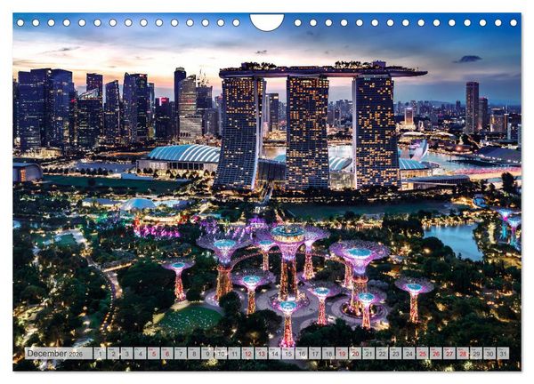 Produktbild: World Cities - Iconic skylines and sights (Wall Calendar 2026 DIN A4 landscape), CALVENDO 12 Month Wall Calendar