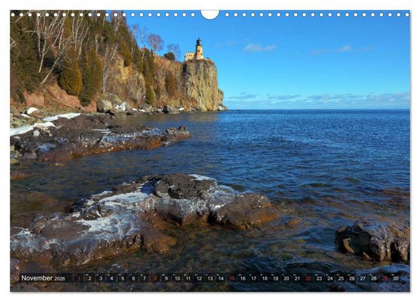 Produktbild: Great Lakes - Die gro&szlig;en Seen (Wandkalender 2026 DIN A3 quer), CALVENDO Monatskalender