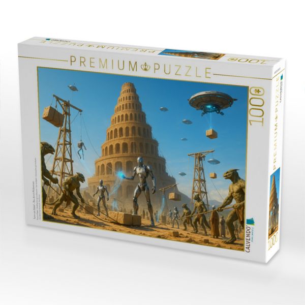 Produktbild: CALVENDO Puzzle Turm von Babel - Bau durch Multiversen | 1000 Teile Lege-Gr&ouml;&szlig;e 64x48cm Foto-Puzzle f&uuml;r gl&uuml;ckliche Stunden