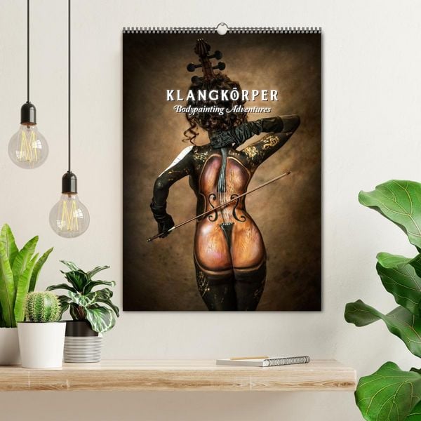 Produktbild: Klangk&ouml;rper - Bodypainting Adventures (Wandkalender 2026 DIN A2 hoch), CALVENDO Monatskalender