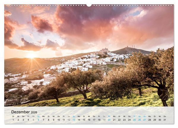 Produktbild: Griechenland - Inselparadies in Europa (Wandkalender 2026 DIN A2 quer), CALVENDO Monatskalender