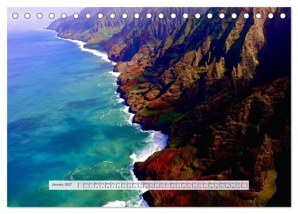 Produktbild: Shorelines of the World (Desk Calendar 2027 DIN A5 landscape), CALVENDO 12 Month DeskCalendar