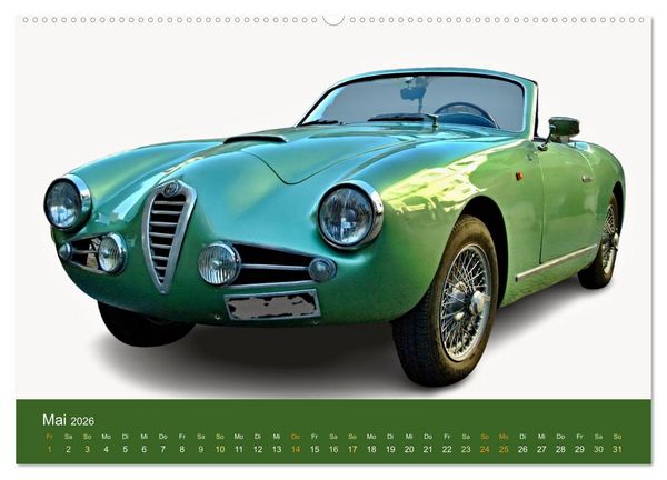 Produktbild: Italienische Klassiker (Wandkalender 2026 DIN A2 quer), CALVENDO Monatskalender