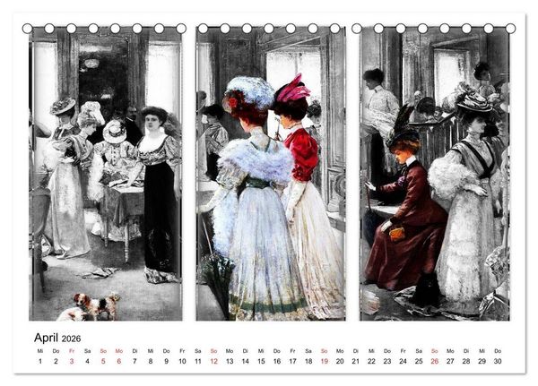 Produktbild: Vintage-Poster aus Theater, Film und Werbung (Tischkalender 2026 DIN A5 quer), CALVENDO Monatskalender
