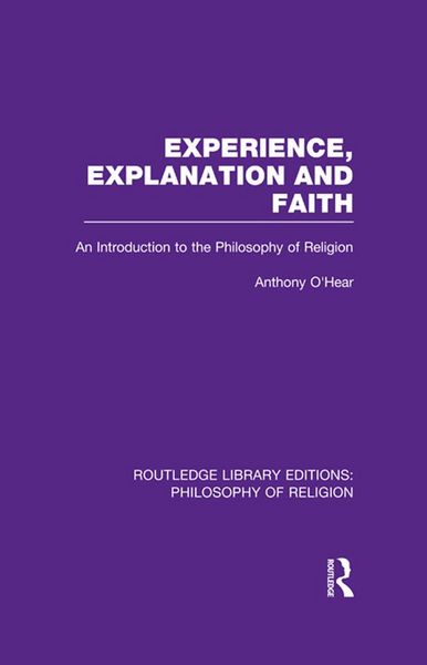 Produktbild: Experience, Explanation and Faith