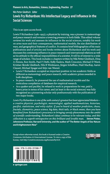 Produktbild: Lewis Fry Richardson: His Intellectual Legacy and Influence in the Social Sciences