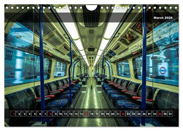Produktbild: More London Underground 2026 (Wall Calendar 2026 DIN A4 landscape), CALVENDO 12 Month Wall Calendar