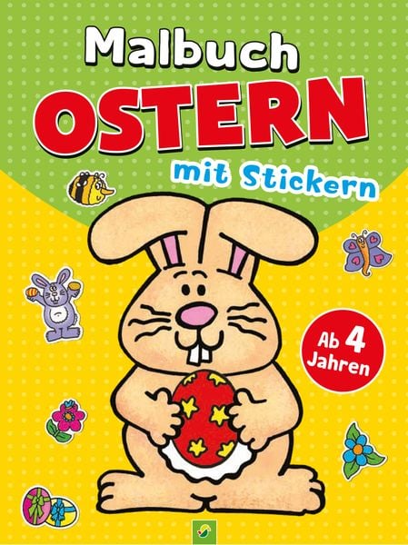 Produktbild: Malbuch Ostern mit Stickern