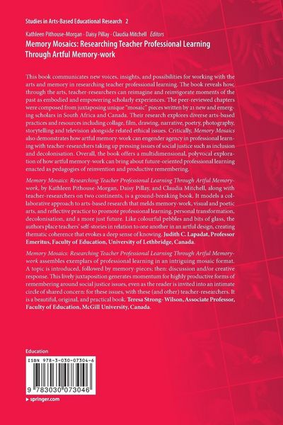 Produktbild: Memory Mosaics: Researching Teacher Professional Learning Through Artful Memory-work