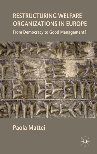 Produktbild: Restructuring Welfare Organizations in Europe