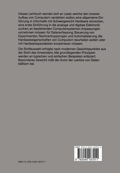 Produktbild: Technische Grundlagen der Informatik