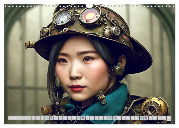 Produktbild: Starke Frauen - Steampunk Lebenswelten (Wandkalender 2026 DIN A3 quer), CALVENDO Monatskalender