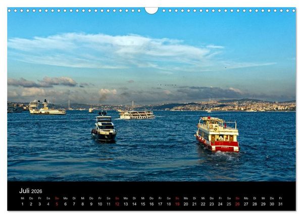 Produktbild: Istanbul Einmalig (Wandkalender 2026 DIN A3 quer), CALVENDO Monatskalender