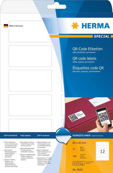 HERMA Special Etiketten QR-Code