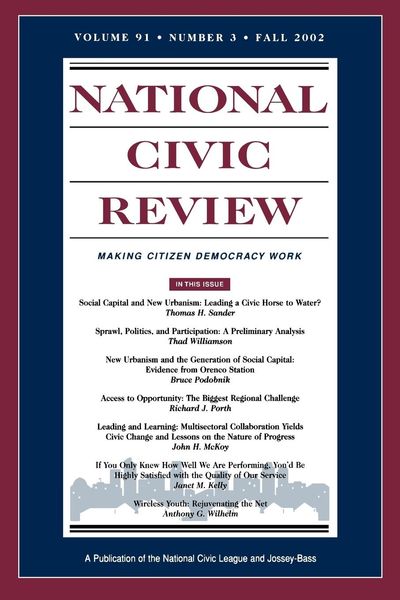 Produktbild: Natl Civic Review V91 3 Fa