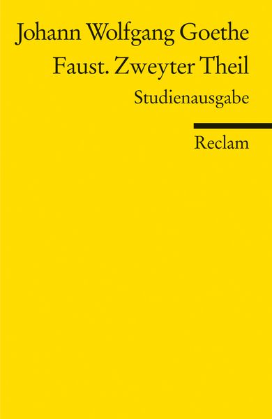 Produktbild: Faust. Zweyter Theil - Paralipomena
