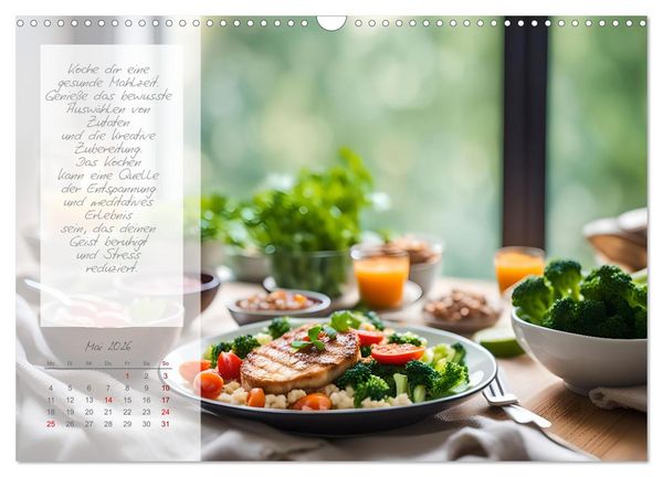 Produktbild: Wellnesstage zuhause - 12 anregende KI Ideen f&uuml;r deine pers&ouml;nlichen Spa Tage (Wandkalender 2026 DIN A3 quer), CALVENDO Monatskalender