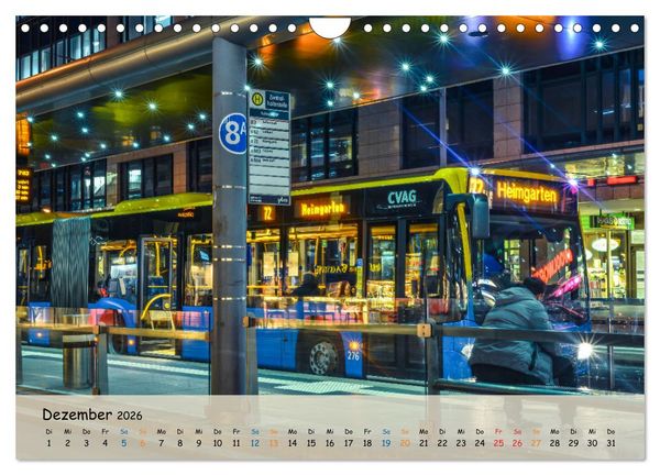 Produktbild: Nahverkehr in Chemnitz (Wandkalender 2026 DIN A4 quer), CALVENDO Monatskalender