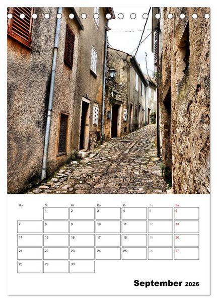 Produktbild: Stra&szlig;enansichten (Tischkalender 2026 DIN A5 hoch), CALVENDO Monatskalender