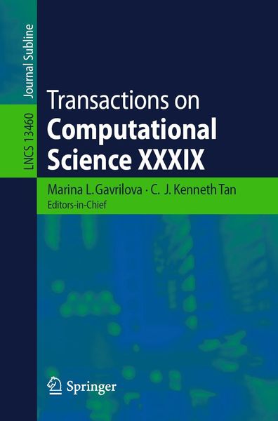 Produktbild: Transactions on Computational Science XXXIX
