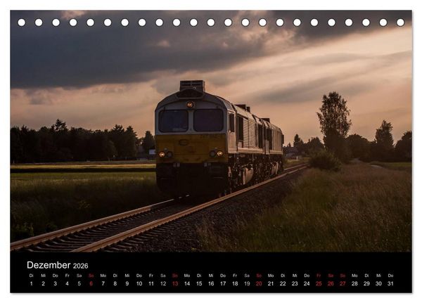 Produktbild: Mit der Bahn durch die Alpen (Tischkalender 2026 DIN A5 quer), CALVENDO Monatskalender