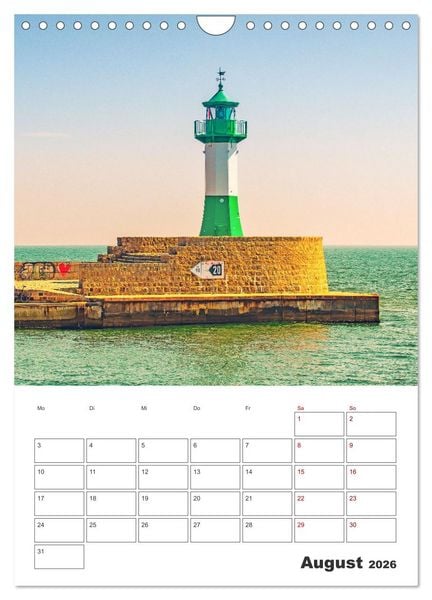 Produktbild: R&uuml;gen - Terminplaner (Wandkalender 2026 DIN A4 hoch), CALVENDO Monatskalender