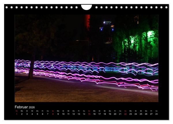 Produktbild: Extraschicht im Ruhrgebiet - Nachts ist es nicht dunkel! (Wandkalender 2026 DIN A4 quer), CALVENDO Monatskalender