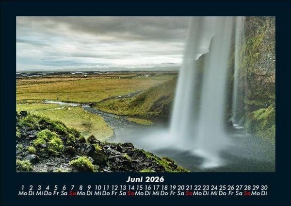 Produktbild: Wasserf&auml;lle 2026 Fotokalender DIN A5