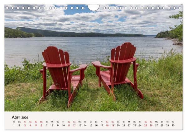 Produktbild: Neufundland Impressionen 2026 (Wandkalender 2026 DIN A4 quer), CALVENDO Monatskalender