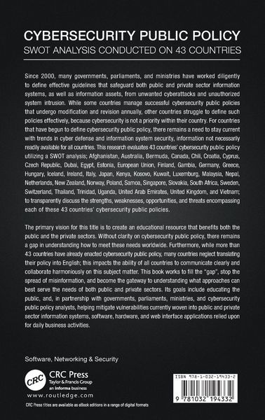 Produktbild: Cybersecurity Public Policy
