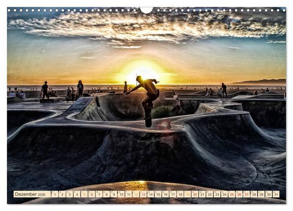Produktbild: Skateboarding, so cool (Wandkalender 2026 DIN A3 quer), CALVENDO Monatskalender