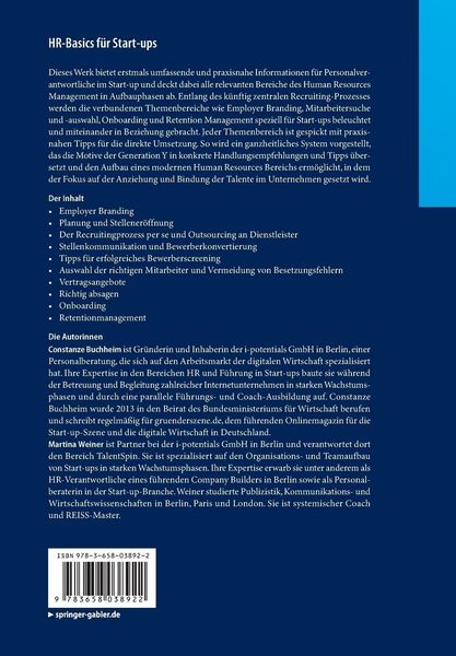 Produktbild: HR-Basics f&uuml;r Start-ups