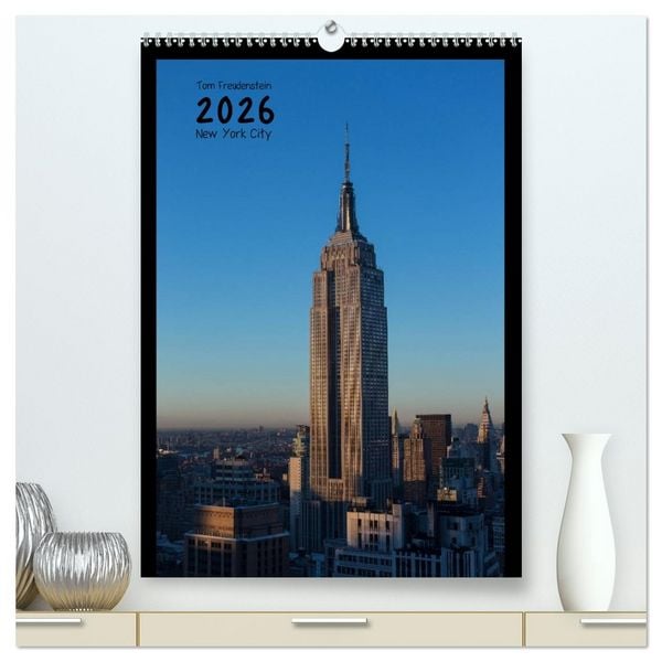 Vertical New York (hochwertiger Premium Wandkalender 2026 DIN A2 hoch), Kunstdruck in Hochglanz