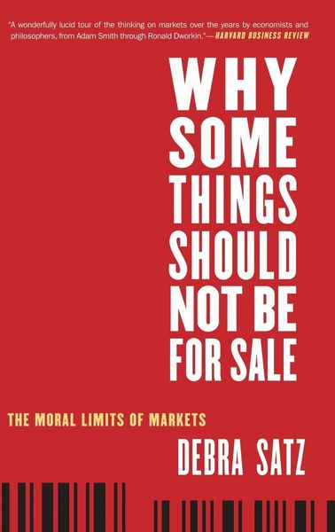 Produktbild: Why Some Things Should Not Be for Sale