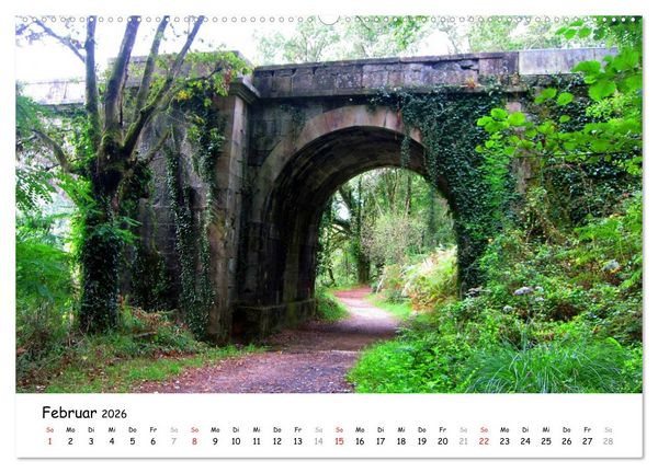 Produktbild: Jakobsweg - Camino Finisterre (hochwertiger Premium Wandkalender 2026 DIN A2 quer), Kunstdruck in Hochglanz