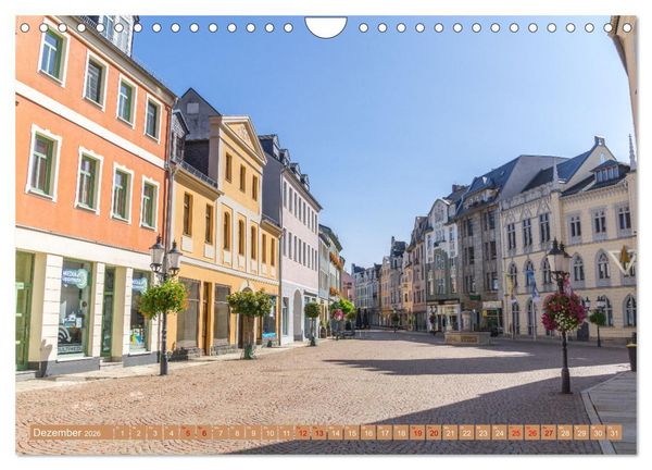 Produktbild: Greiz - Perle an der wei&szlig;en Elster in Th&uuml;ringen (Wandkalender 2026 DIN A4 quer), CALVENDO Monatskalender