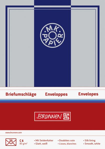 Produktbild: Brunnen Briefumschlag C6 glatt MK