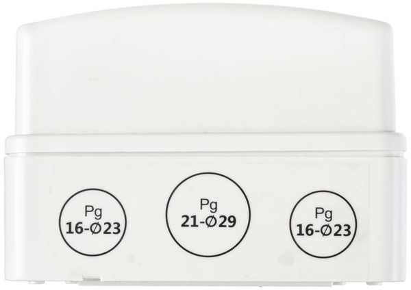 Produktbild: Sygonix SY-5491850 Kleinverteiler Aufputz Anzahl Teilungen = 4 Anzahl Reihen = 1 Inhalt 1St.