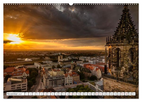 Produktbild: Domperspektiven: Magdeburger Dom - Neu gesehen 2027 (hochwertiger Premium Wandkalender 2027 DIN A2 quer), Kunstdruck in Hochglanz