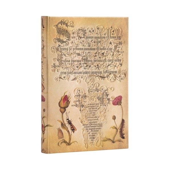 Hardcover Notizbuch Flämische Rose, Mini, Liniert