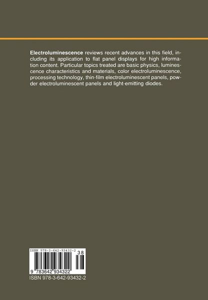 Produktbild: Electroluminescence